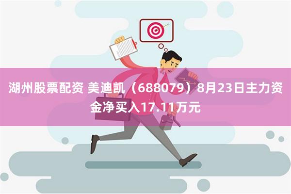 湖州股票配资 美迪凯（688079）8月23日主力资金净买入17.11万元