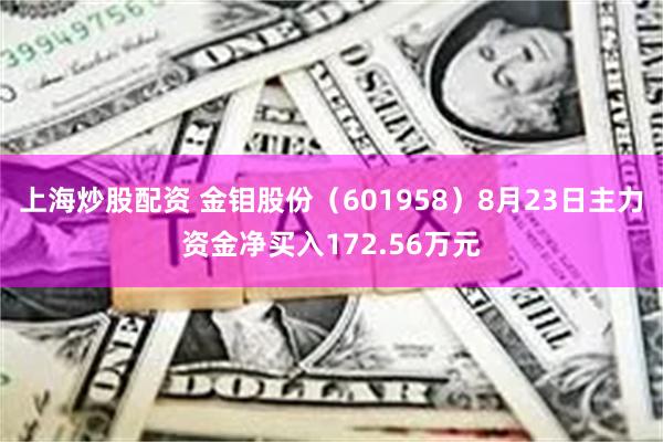 上海炒股配资 金钼股份（601958）8月23日主力资金净买入172.56万元