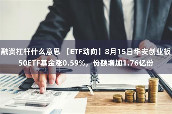 融资杠杆什么意思 【ETF动向】8月15日华安创业板50ETF基金涨0.59%，份额增加1.76亿份